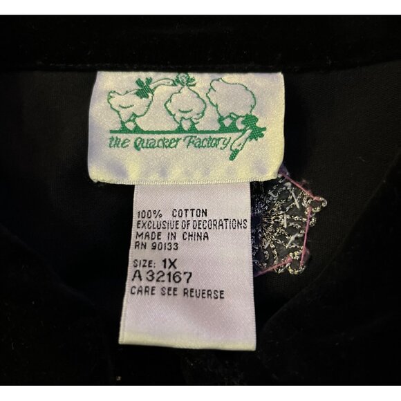 The Quacker Factory Christmas Jacket Womens 1X Used Snowman Capture the Magic - Picture 7 of 14